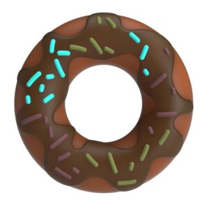 PRETTY LOVE – ANEL DE PÊNIS SUPER DONUT MARROM