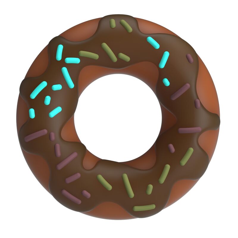 Ilhaerotica - PRETTY LOVE - ANEL DE PÊNIS SUPER DONUT MARROM