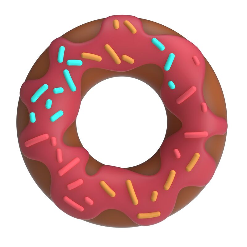 Ilhaerotica - PRETTY LOVE - ANEL PENIANO SUPER DONUT ROSA
