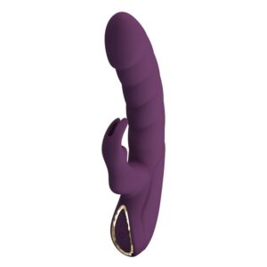 PRETTY LOVE – VIBRADOR COELHO RECARREGÁVEL HARPER COM 10 FUNÇÕES – ROXO
