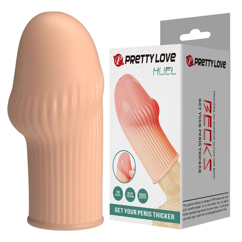 Ilhaerotica - PRETTY LOVE - CAPA PENIANA HUEL PARA DEIXAR SEU PÊNIS MAIS GROSSO E COM A COR DA PELE