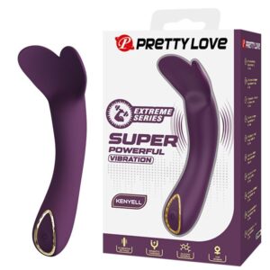 PRETTY LOVE – VIBRADOR RECARREGÁVEL KENYELL COM 10 FUNÇÕES – ROXO