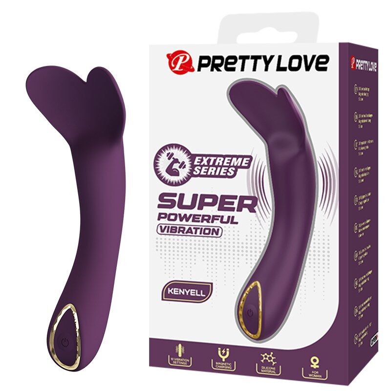 Ilhaerotica - PRETTY LOVE - VIBRADOR RECARREGÁVEL KENYELL COM 10 FUNÇÕES - ROXO