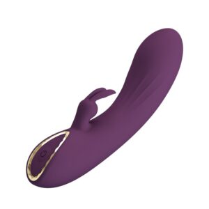 PRETTY LOVE – VIBRADOR COELHO RECARREGÁVEL LANDYN COM 10 FUNÇÕES – ROXO