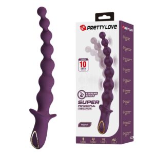 PRETTY LOVE – MADISON VIBRADOR ANAL RECARREGÁVEL COM 10 FUNÇÕES