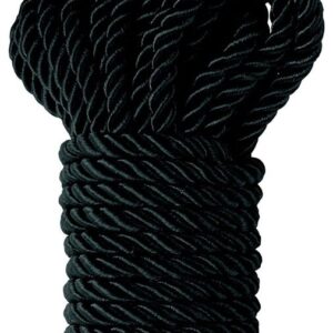 FETISH FANTASY SERIES – CORDA DE SEDA PRETA DE LUXO 9,75 M