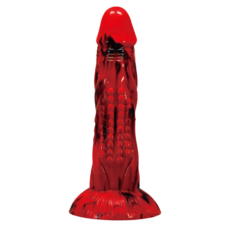 Ilhaerotica - POWER MONSTERS - DILDO FANTASIA MINOTAURO COM VENTOSA 21 CM Ø 5 CM VERMELHO E PRETO