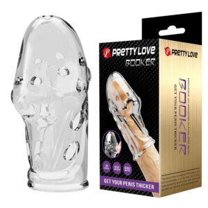 PRETTY LOVE – CAPA PENIANA ROCKER PARA AUMENTAR A ESPESSURA DO SEU PÊNIS TRANSPARENTE