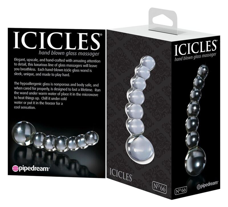 ICICLES - N. 66 MASSAGEADOR TRANSPARENTE - Image 3
