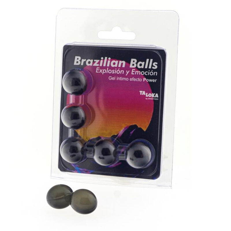 Ilhaerotica - TALOKA - 5 BOLAS BRASILEIRAS POWER EFFECT GEL EMOCIONANTE