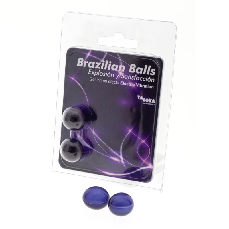 Ilhaerotica - TALOKA - 2 BOLAS BRASILEIRAS GEL EMOCIONANTE EFEITO VIBRATÓRIO ELÉTRICO