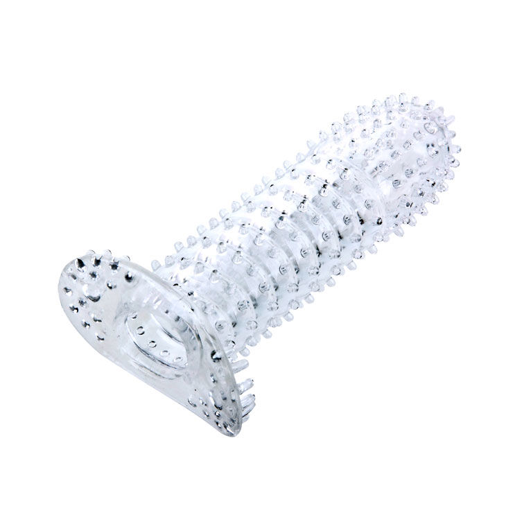 Ilhaerotica - BAILE - BAINHA PARA PÉNIS COM PONTOS ESTIMULANTES ROXO 14 CM