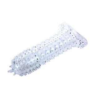 BAILE – BAINHA PARA PÉNIS COM PONTOS ESTIMULANTES ROXO 14 CM
