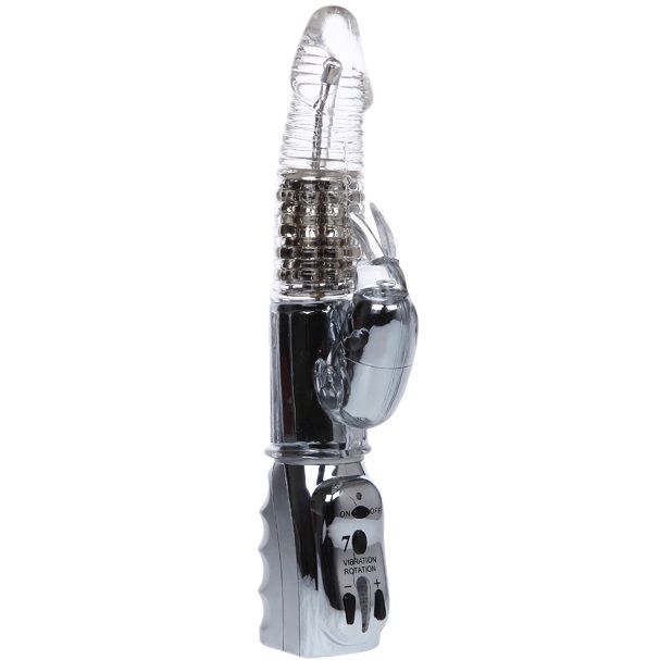 Ilhaerotica - BAILE - ROTADOR TRANSPARENTE AMOUR MISSILE 26.5 CM