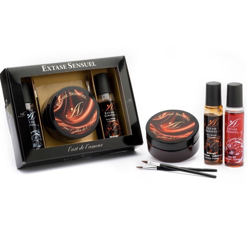 Ilhaerotica - EXTASE SENSUAL - KIT DE PEITO DE CHOCOLATE AFRODISÍACO