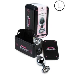 SECRETPLAY – PLUG ANAL TAMANHO L – TRANSPARENTE