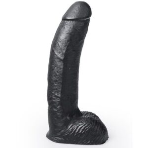 HUNG SYSTEM – DILDO REALÍSTICO PRETO COR GEORGE 22 CM