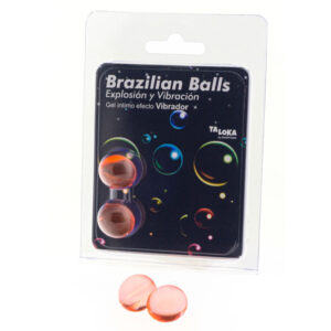 TALOKA – 2 BOLAS BRASILEIRAS EFEITO VIBRATÓRIO GEL EMOCIONANTE