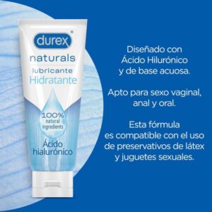 DUREX – LUBRIFICANTE HIDRATANTE NATURAIS 100 ML