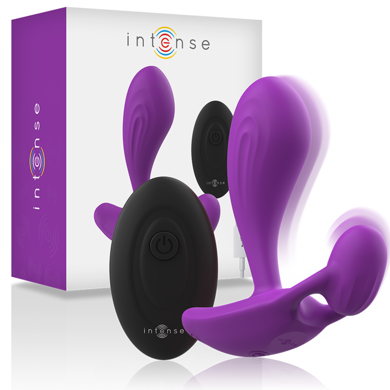 Ilhaerotica - INTENSE - SHELLY PLUG ANAL CONTROLE REMOTO ROXO
