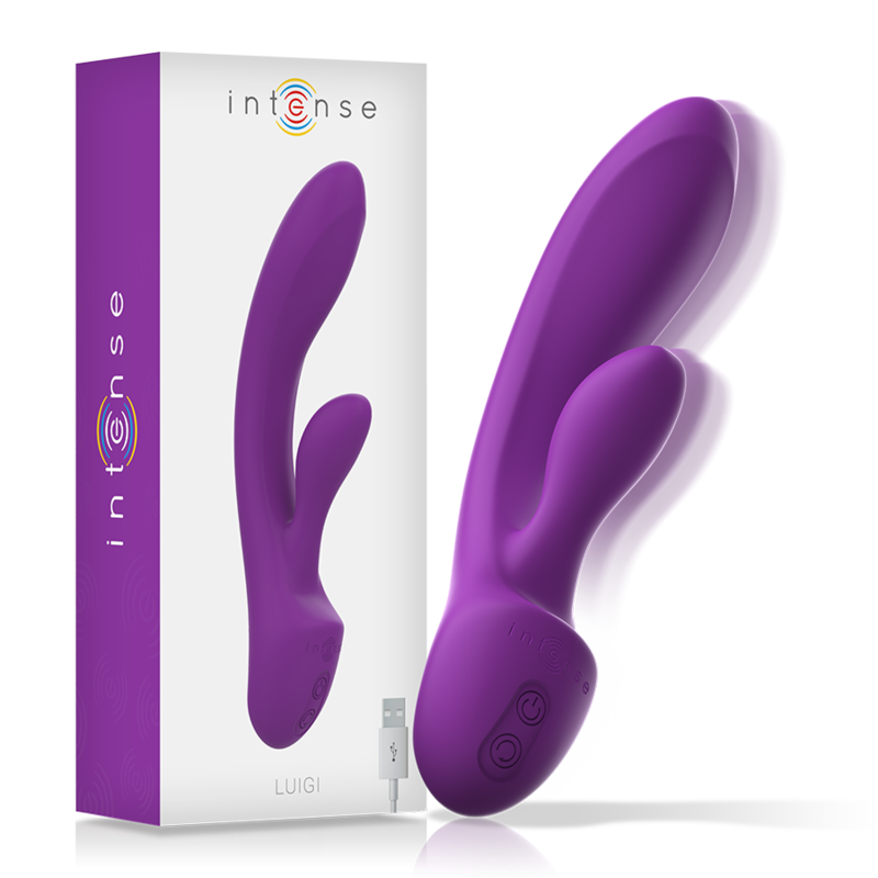 Ilhaerotica - INTENSE - VIBRADOR LUIGI COELHO SILICONE LÍQUIDO ROXO