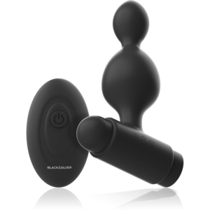 BLACK&SILVER – CONTROLE REMOTO DE PLUG ANAL DE SILICONE TUCKER PEQUENO