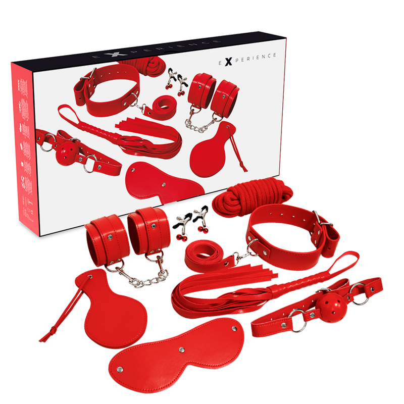 Ilhaerotica - EXPERIENCE - KIT BDSM FETISH SÉRIE VERMELHA