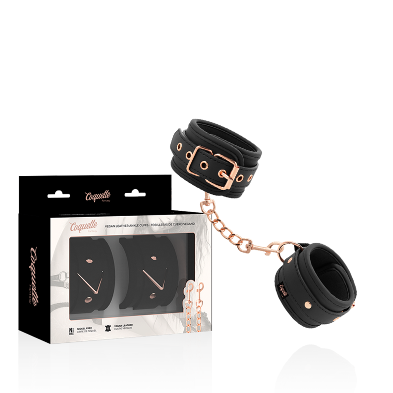 Ilhaerotica - COQUETTE CHIC DESIRE - PUNHOS DE TORNOZELO FANTASY COM FORRO DE NEOPRENE