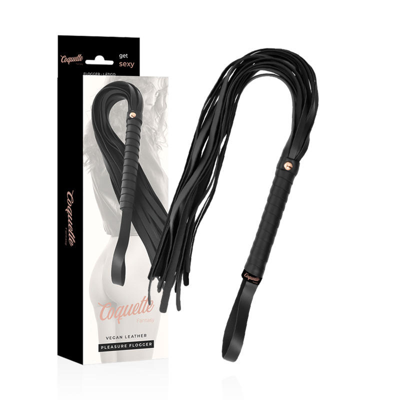 Ilhaerotica - COQUETTE CHIC DESIRE - CHICOTE DE COURO FANTASY VEGAN