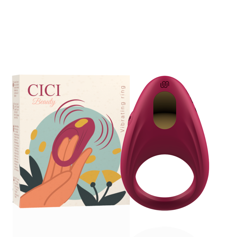 Ilhaerotica - CICI BEAUTY - ANEL VIBRANTE DE SILICONE PREMIUM