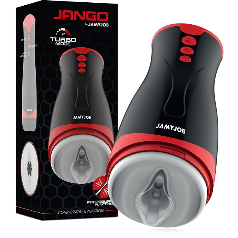 Ilhaerotica - JAMYJOB - MASTURBADOR DE COMPRESSO E VIBRAO JANGO