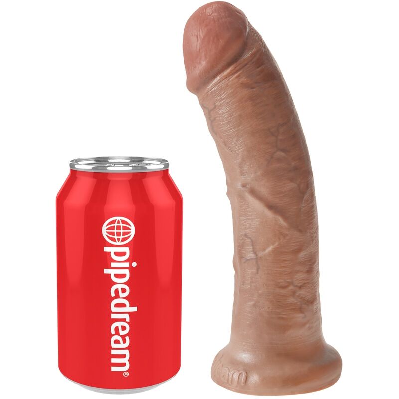 Ilhaerotica - KING COCK - PÊNIS REALÍSTICO 19.5 CM CARAMELO