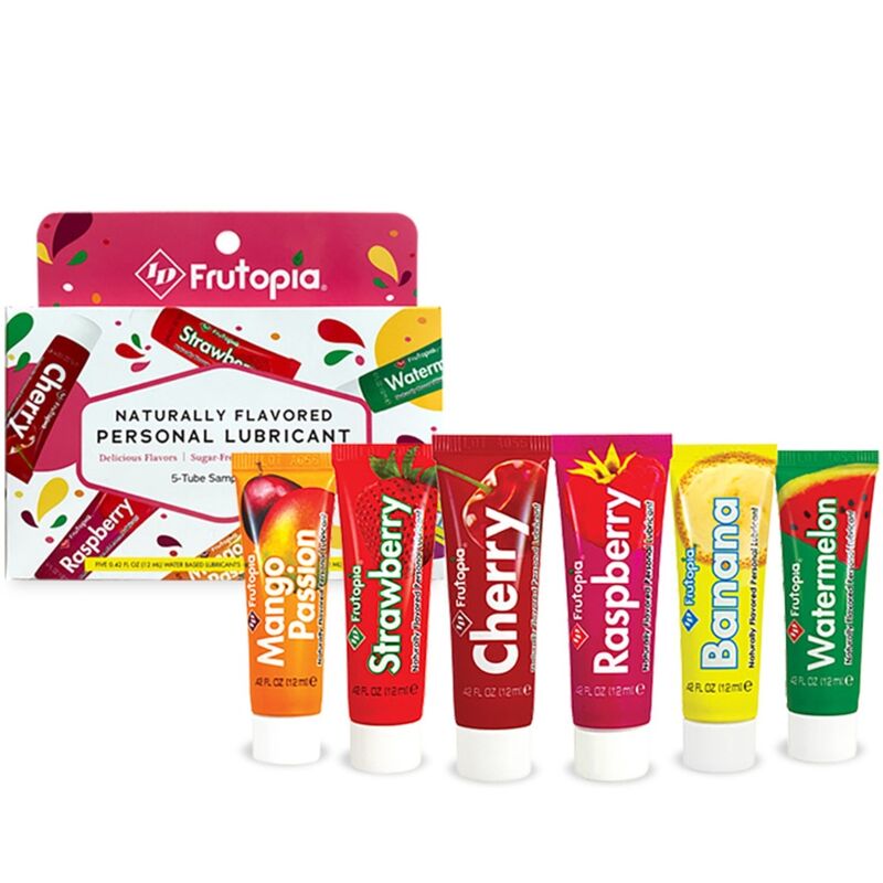 Ilhaerotica - ID FRUTOPIA - LUBRIFICANTE SORTIDO 5 PACK 12 ML