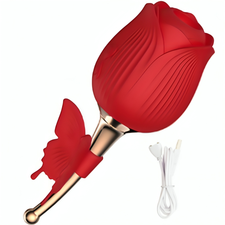 Ilhaerotica - ARMONY - FLOR DE BORBOLETA SUCÇÃO VERMELHA