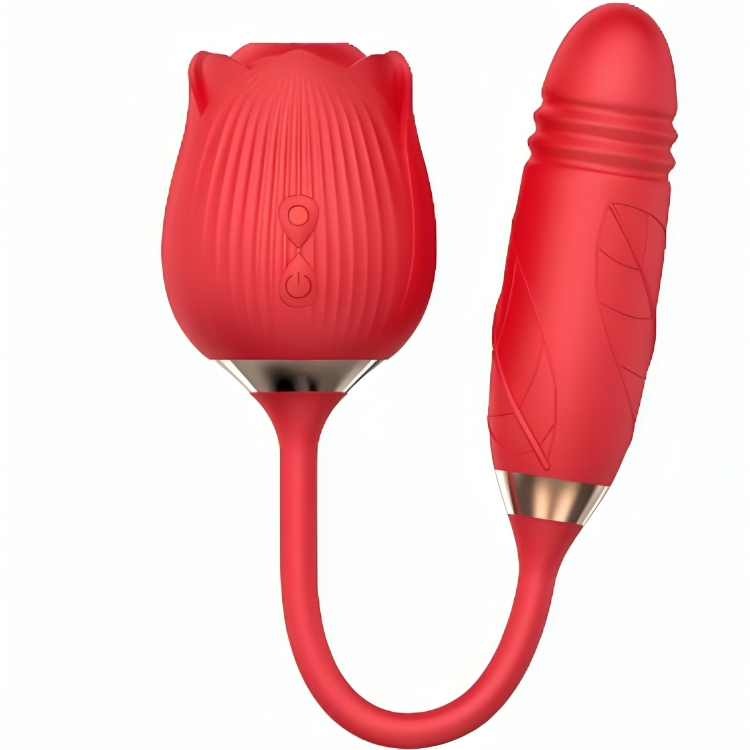 Ilhaerotica - ARMONY - FLOR DELIGHT SUCCIONADORA E EMPURRA VERMELHA