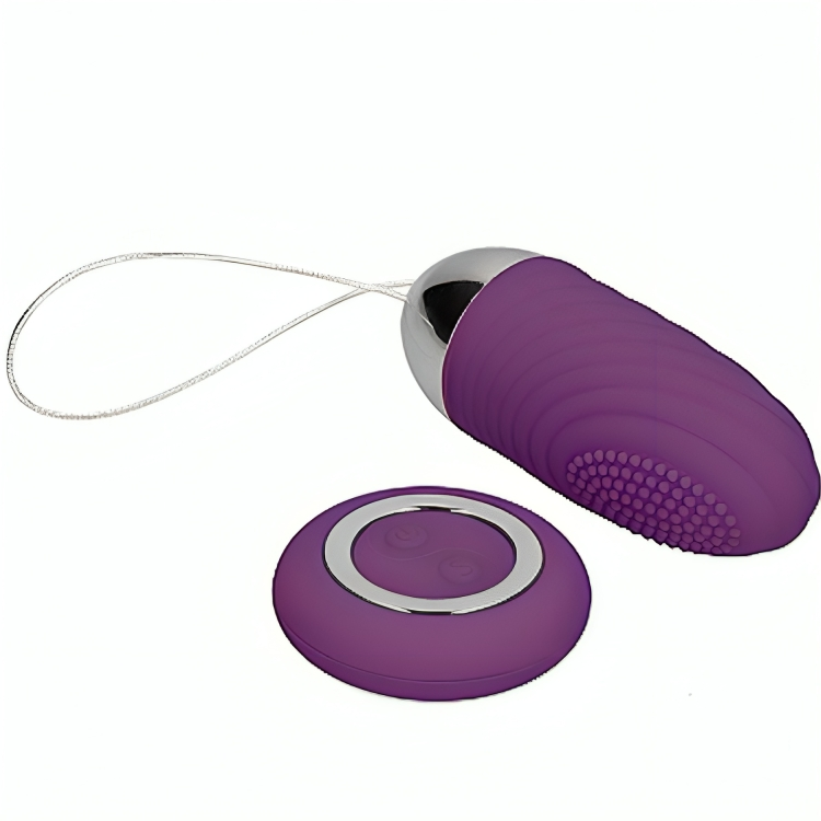 Ilhaerotica - ARMONY - OVO VIBRATÓRIO GRANULAR JIUUY VIOLETA DE CONTROLE REMOTO