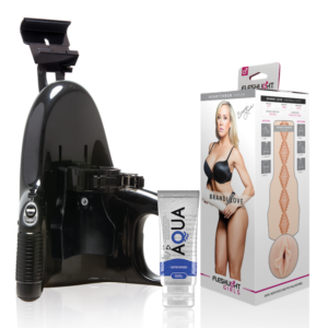 FLESHLIGHT – BRANDI LOVE VAGINA + LANÇAMENTO UNIVERSAL + LUBRIFICANTE AQUA QUALITY 50 ML