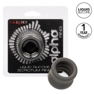 CALEXOTICS – ALPHA ANEL DE ALONGAMENTO SCROTUM PRETO