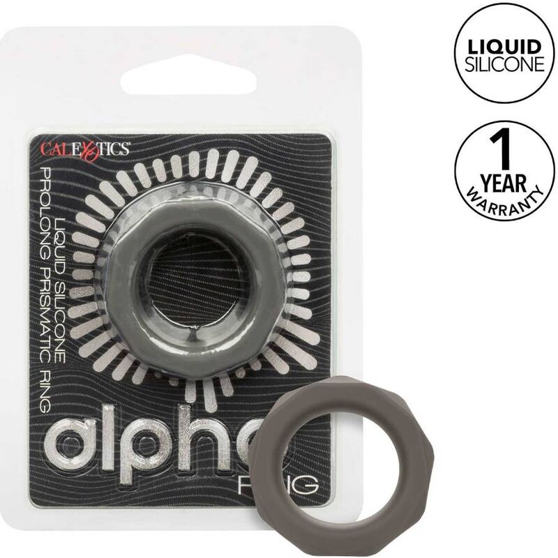 Ilhaerotica - CALEXOTICS - ALPHA ANEL PRISMTICO PROLONG CINZA