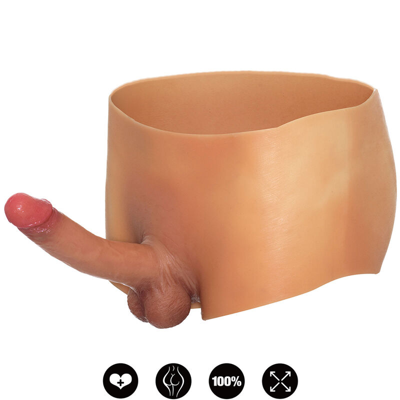Ilhaerotica - DESEJO OCULTO - BOXER ALTER EGO COM PÊNIS 18 CM TAMANHO P/M