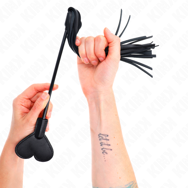 Ilhaerotica - KINK - GAMA CHICOTE COM PANDEL CORAÇÃO 35 CM