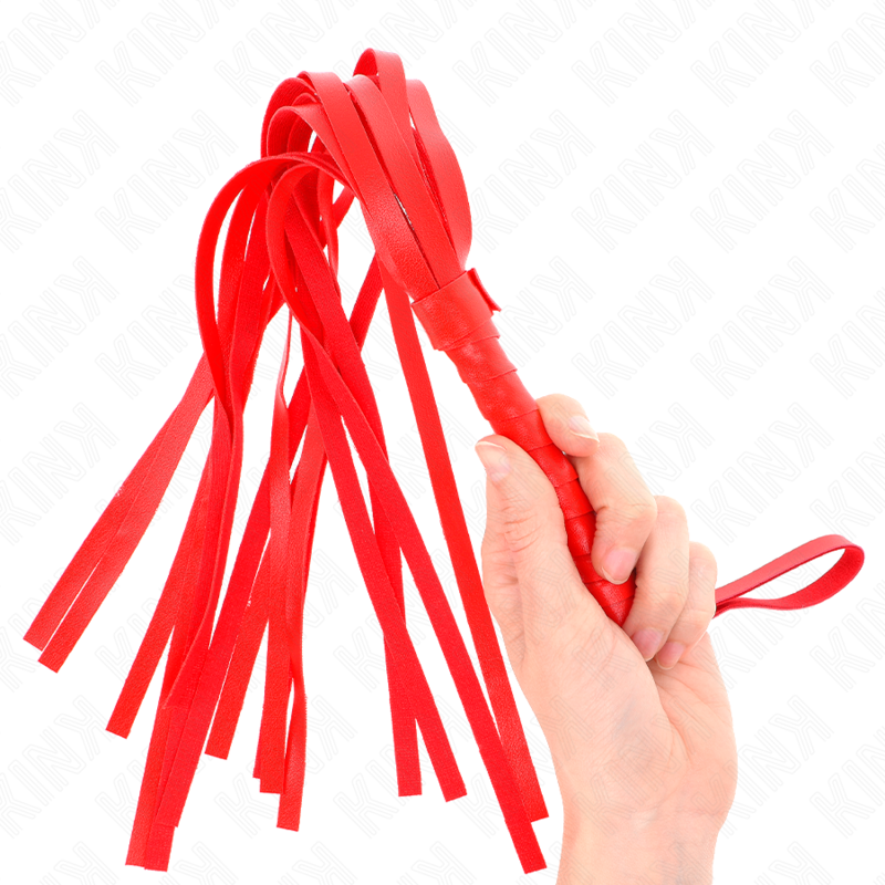 Ilhaerotica - KINK - CHICOTE VERMELHO SIMPLES 45 CM