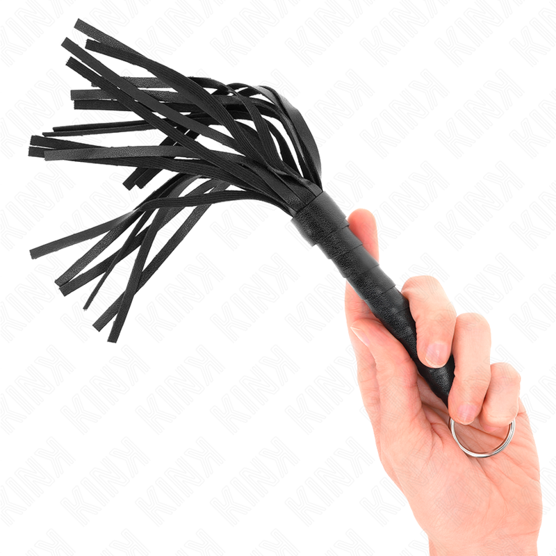 Ilhaerotica - KINK - MINI CHICOTE PRETO SIMPLES 28 CM