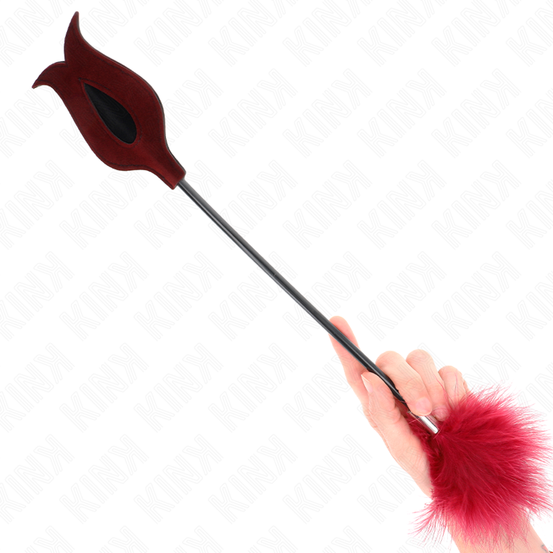 Ilhaerotica - KINK - PENAS DE CÓCEGAS COM REMO FORMA DE ROSA 8 CM