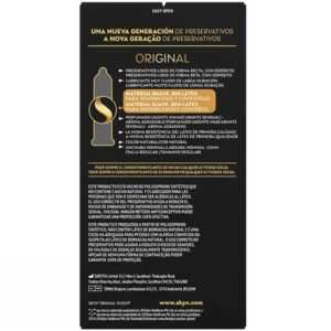 SKYN – PRESERVATIVO ORIGINAL NATURAL SENSATION 10 UNIDADES