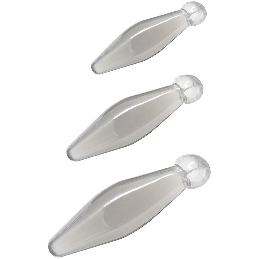Ilhaerotica - TOYJOY - ANAL PLAY FINGER RIMMER 3 PEÇAS TRANSPARENTE