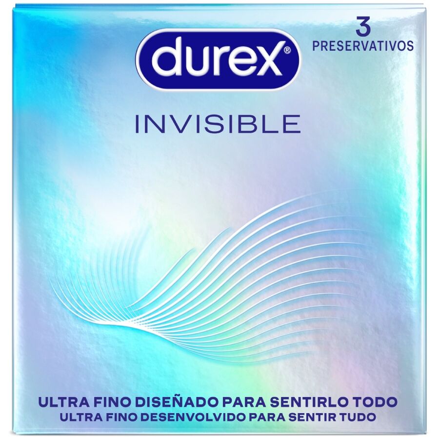 Ilhaerotica - DUREX - PRESERVATIVOS ULTRA FINOS INVISÍVEIS 3 UNIDADES