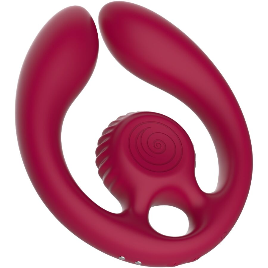Ilhaerotica - SNAIL VIBE - GIZI DUO ESTIMULADOR DE CASAIS COM CONTROLE REMOTO BURGUNDY