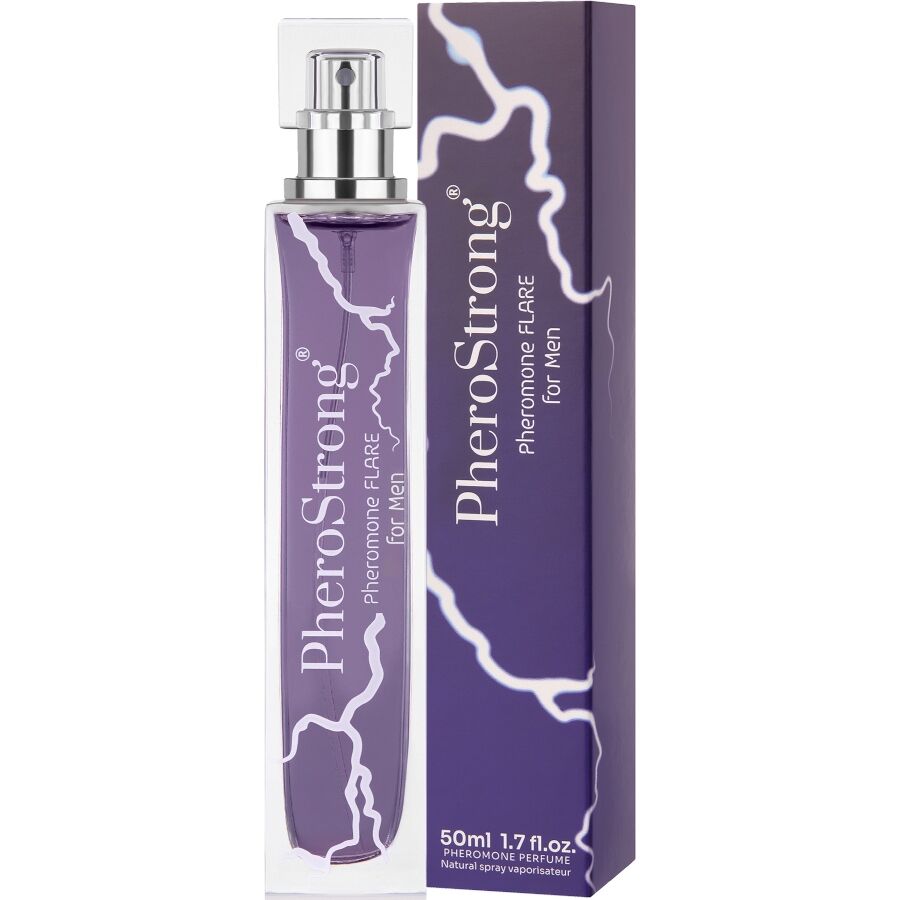 Ilhaerotica - PHEROSTRONG - FLARE PERFUME COM FEROMÔNIOS PARA HOMENS 50 ML