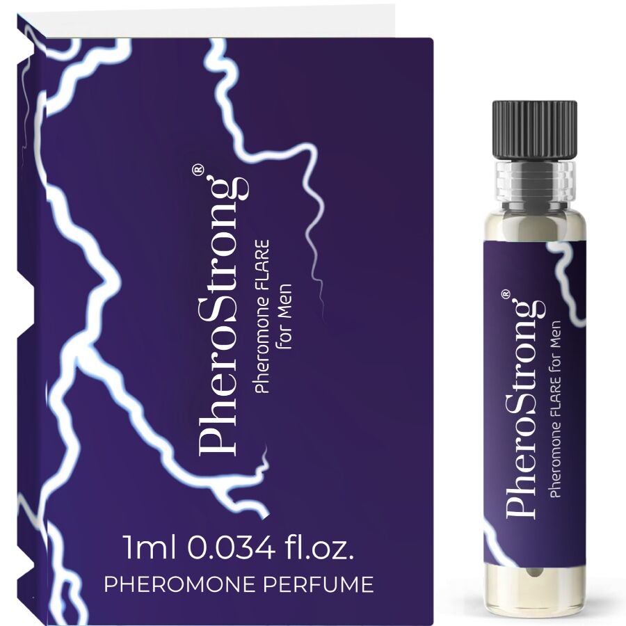 Ilhaerotica - PHEROSTRONG - FLARE PERFUME COM FEROMÔNIOS PARA HOMENS 1 ML